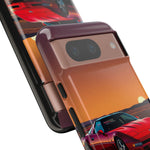 Red C4 ZR-1 King of the Hill Art Tough Phone Case