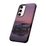 Sunset Skyline GT-R R32 phone case | car reflection, purple dusk