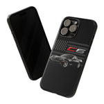 Black C6 Phone Case American Sports Car Tough Cover Gift