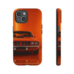 Orange Cuda Phone Case, 71 Classic Muscle Car Tough Cover