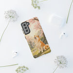 Akita under Cherry Blossoms Dog Breed Phone Case