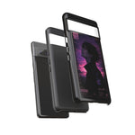 Melancholy Data Poster Phone Case, Glitch Anime Sky Tough Cover