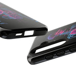 Neon Anatomical Skeleton Phone Case | Internal Displacement Art