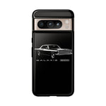Vintage Galaxie 500 Phone Case | Classic Car Illustration, Black