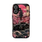 Black 300ZX Phone Case, Cherry Blossom Torii Art Tough Cover