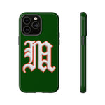 Old English Miami M Logo Phone Case, Tough Protective Cover