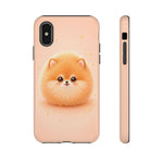 Pomeranian Kawaii Puffball Chibi Pet Dog Art Tough Phone Case