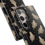 Vintage Ghost Pattern phone case | Halloween spooky stars design