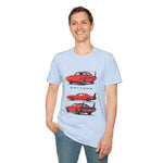 1969 Daytona Illustration T-Shirt | Vintage Muscle Car Trio Tee