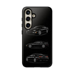 Black 300ZX Sports Car Tough Phone Case - Multi View