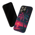Retro 80s Trichrome Vaporwave Phone Case – Three-Color Aesthetic