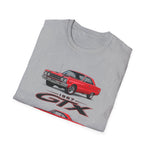 1967 Red GTX Muscle Car T-Shirt | Classic Auto Vintage Trio Tee