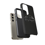1969 Camaro Black Restomod Front Tough Phone Case Cover Gift