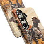 German Shorthaired Pointer Pointing Art Tough Phone Case