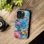 Underwater Coral Reef Phone Case | Colorful Tropical Fish Ocean Scene