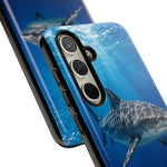 Tiger Shark Phone Case, Dappled Blue Water Tough Cover