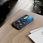 Snapper Reef Phone Case, Sunlit School Ocean Fishing Tough Cover