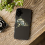 Snook Fishing Phone Case, Saltwater Portrait Black Cover, Gift