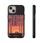 Silverado sunset truck Phone Case | Retro pickup silhouette