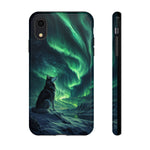 Husky Dog Aurora Watch Tough Phone Case