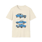 1965 Mustang Fastback T-Shirt | Vintage Car Illustration, Retro Racing