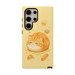 Orange Tabby Loaf Kawaii Chibi Pet Cat Art Tough Phone Case