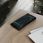 Teal S13 Silvia Phone Case, JDM Drift Infographic Spec Cover