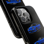 Blue 180SX JDM Sports Car Phone Case Tough Multi View