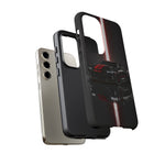 Camaro ZL1 Phone Case, Black Red Racing Stripe Studio Cover, Gift
