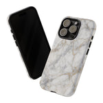 White Marble Pattern Phone Case | Tough Cover