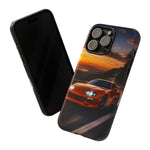 Supra MK4 Orange Touge Night JDM Speed Art Tough Phone Case