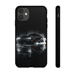 Black Sports Car Illustration 2023 Challenger SRT phone case | Car Drift Reflection