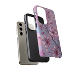 Pink Chrome Cherry Blossom Phone Case | Tough Cover