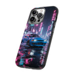 Skyline GT-R Tokyo Rain JDM Night Art Tough Phone Case