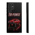 Tri-Power Classic Muscle Car GTO phone case | Retro Automotive Graphic