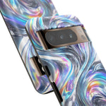 Chrome Metallic Swirl  Art Tough Phone Case