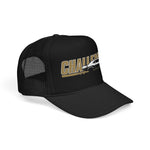 Challenger Foam Trucker Hat – Classic Muscle Car Silhouette Snapback Mesh Cap Retro Style