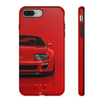 Red Supra Phone Case, MK4 90s JDM Legend Tough Protective Cover for Men
