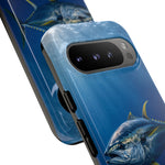 Yellowfin Tuna Phone Case, Deep Blue Water Tough Cover, Gift