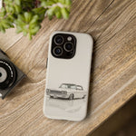Impala White Studio Phone Case Studio Color Match Car Art