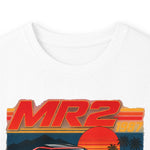 Red 1987 Toyota MR2 Collage Long Sleeve Tee | Retro JDM Sports Car