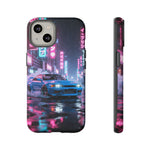 Skyline GT-R Tokyo Rain JDM Night Art Tough Phone Case