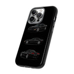 Black C5 Corvette Sports Car Phone Case Tough Multi View Print