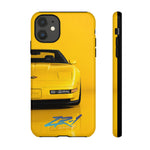 Yellow C4 ZR-1 Car Phone Case | Sports Car Tough Cover