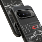 Black C5 Phone Case American Sports Car Tough Cover Gift