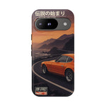 Datsun 240Z Classic JDM Sports Car Sunset Art Tough Phone Case