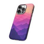 Pastel Mountain Haze Vaporwave Art Tough Phone Case