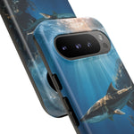 Cobia Reef Phone Case, Shaft of Light Ocean Fishing Tough Cover