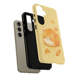 Orange Tabby Loaf Kawaii Chibi Pet Cat Art Tough Phone Case