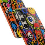 Skate Graphic 90s Y2K Art Tough Phone Case